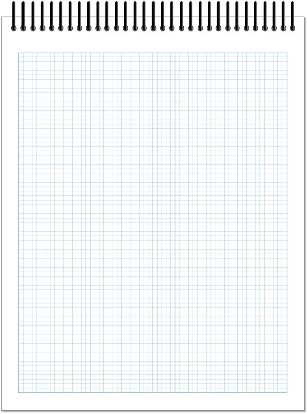 Orange Media Grid Sketchbook. Spiral Bound. Top Spine. Multi-Media. (8.5  x 11 ) 1 8  BOX. (BLUE). SB-50100-TS For Cheap - Image 2