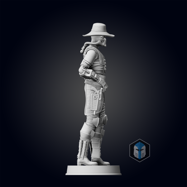 Cad Bane Figurine - Pose 1 - 3D Print Files For Sale - Image 4