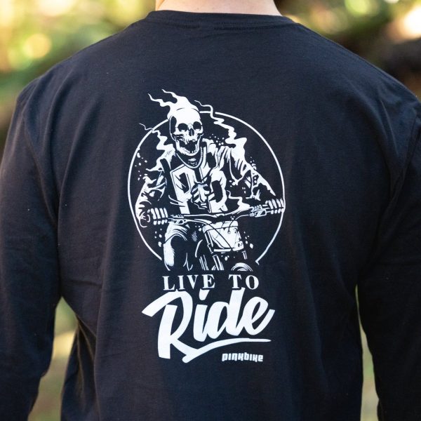 Pinkbike Live to Ride Long Sleeve T-Shirt Discount - Image 3