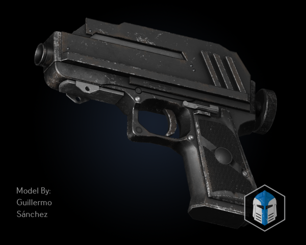 Clone Wars DC-17 Blaster Pistol - 3D Print Files Fashion - Image 4