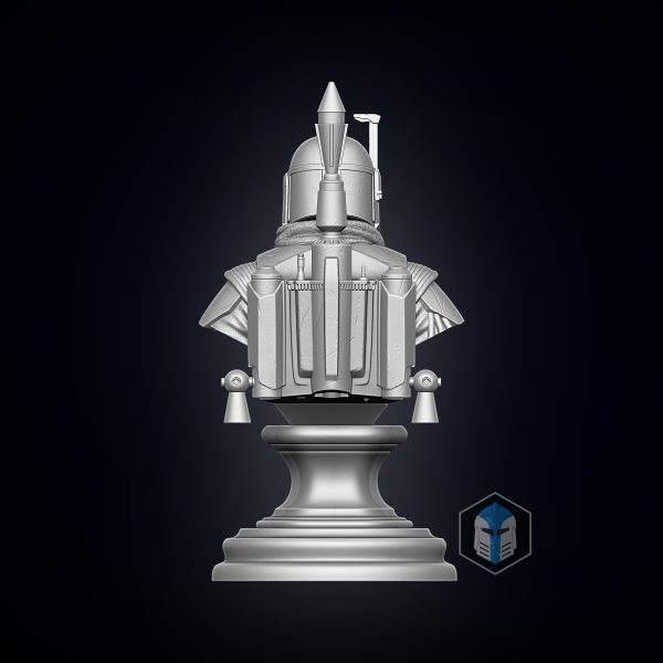 Boba Fett Bust - 3D Print Files Sale - Image 5