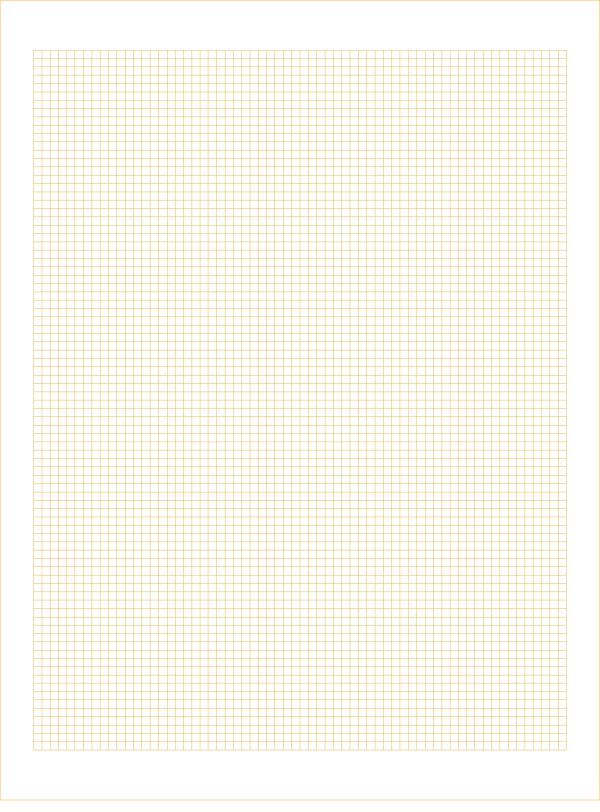 Design Ideation Grid Paper. ORANGE Grid. Premium Grid Paper. Creative Project.  (8.5  x 11 ) 1 8  Box Grid. LP-GRID-CP-OR Discount - Image 2