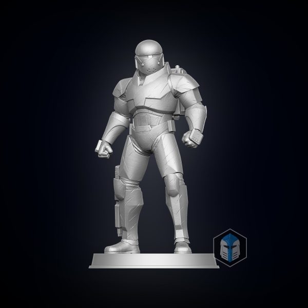 Bad Batch Wrecker Figurine - Pose 6 - 3D Print Files Hot on Sale