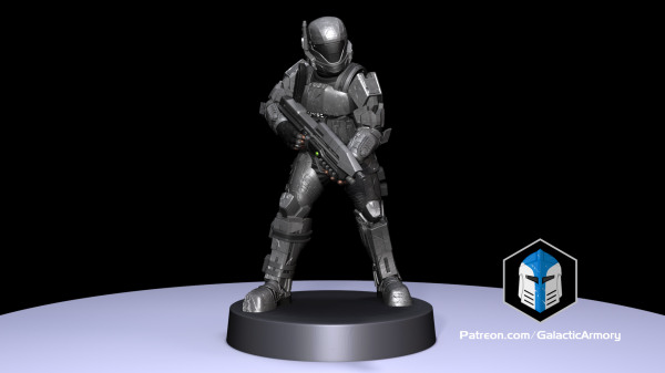 1:48 Scale Alpha 9 ODST Miniatures - 3D Print Files on Sale - Image 5