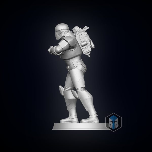 Bad Batch Wrecker Figurine - Pose 1 - 3D Print Files Fashion - Image 3