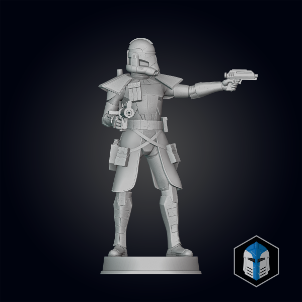 Animated ARC Trooper Figurine - Pose 4 - 3D Print Files For Sale - Image 4