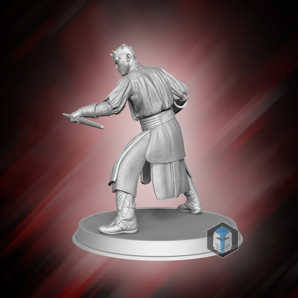 Darth Maul Figurine - Pose 2 - 3D Print Files Hot on Sale - Image 4