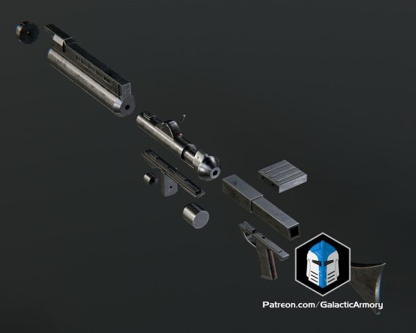 Animated DC-15 A Blaster Rifle - 3D Print Files Fashion - Image 4