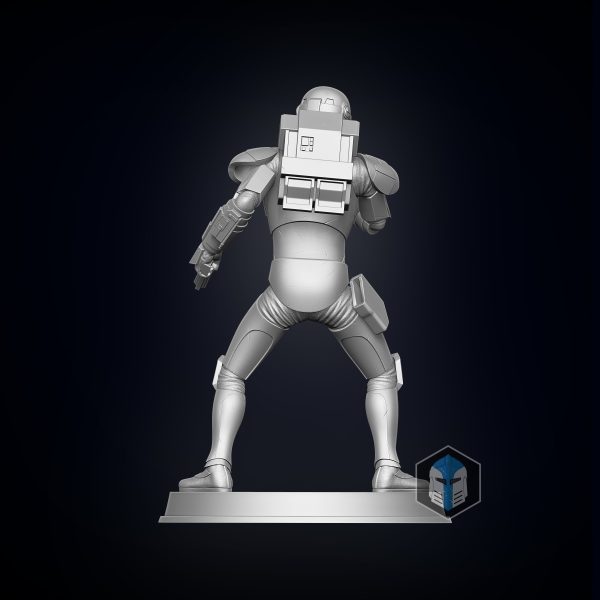 Bad Batch Hunter Figurine - Pose 4 - 3D Print Files Cheap - Image 3
