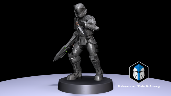 1:48 Scale Alpha 9 ODST Miniatures - 3D Print Files on Sale - Image 4
