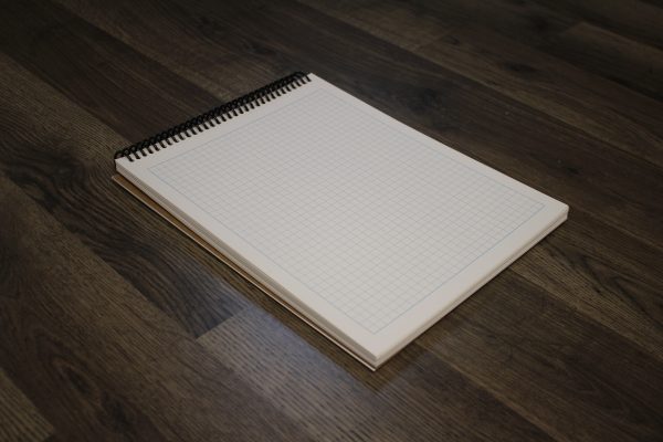Orange Media Grid Sketchbook. Spiral Bound. Top Spine. Multi-Media. (8.5  x 11 ) 1 4  BOX. (BLUE). SB-50100-TS Online Sale - Image 4