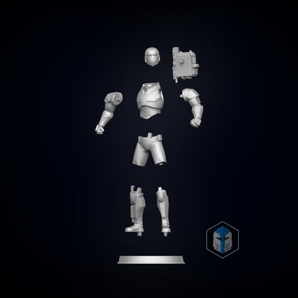 Bad Batch Wrecker Figurine - Pose 6 - 3D Print Files Hot on Sale - Image 5