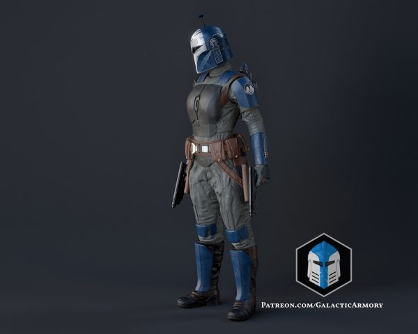Bo Katan Figurine - Pose 1 - 3D Print Files For Cheap - Image 4
