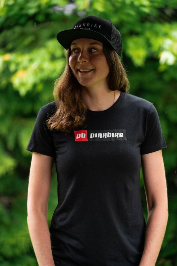 Pinkbike Women s Corporate Logo T-Shirt Hot on Sale - Image 2