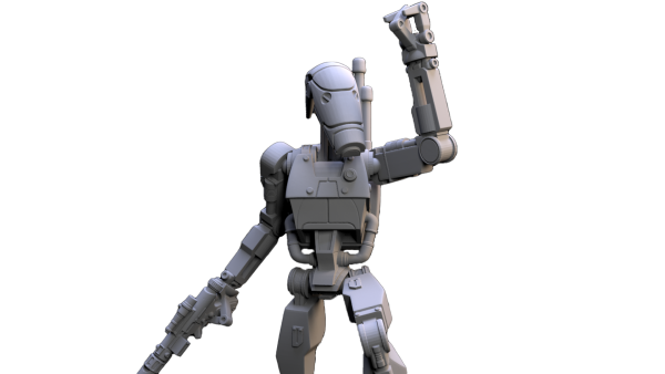 1:48 Scale Battle Droid Army - Officer Class - 3D Print Files on Sale - Image 3
