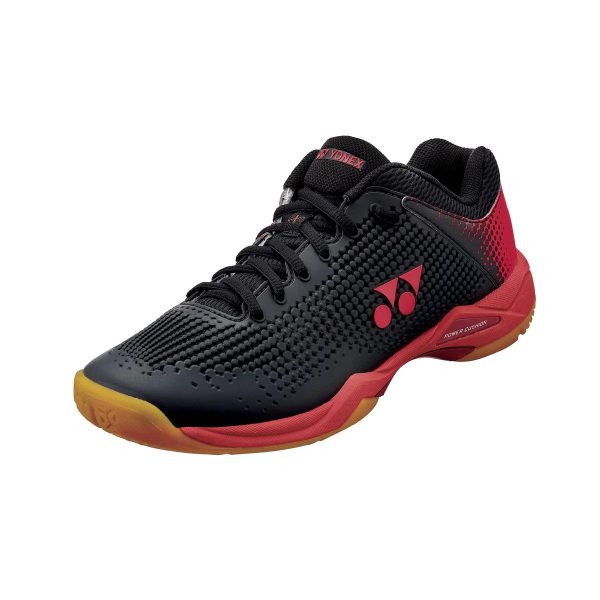 Yonex Power Cushion Eclipsion X2 Unisex Badminton Court Shoe (Black Red) Hot on Sale
