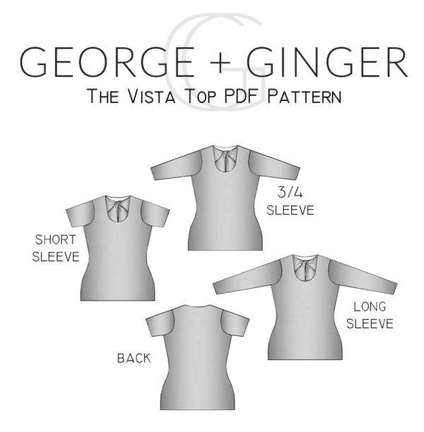 The Vista Top PDF Sewing Pattern on Sale - Image 3