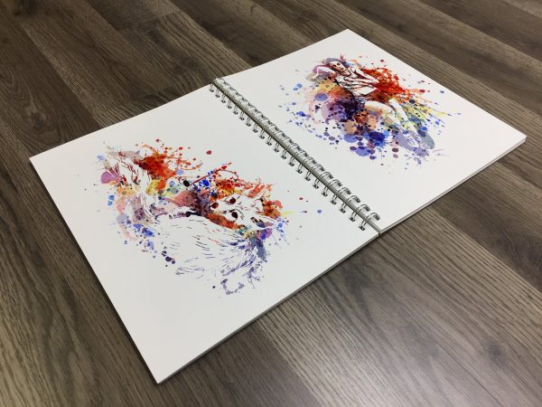 Design Ideation CREATE. Wire Bound Sketchbook. Journal Style. Multi-Media. (8.5  x 11 ) WB-50100-LS Discount - Image 5