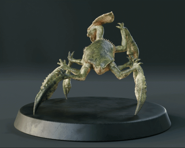 1:48 Scale Acklay Miniatures - 3D Print Files Supply