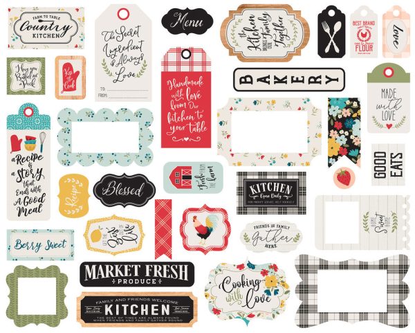FARMHOUSE KITCHEN Frames & Tags - Echo Park Supply - Image 3