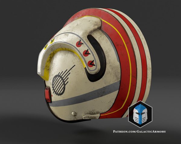 Rebel Pilot Helmet - 3D Print Files Online Sale - Image 5