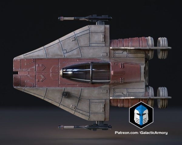 Tea Light A-Wing - 3D Print Files Supply - Image 5