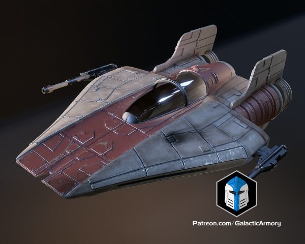 Tea Light A-Wing - 3D Print Files Supply - Image 3