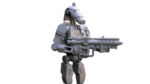 1:48 Scale Battle Droid Army - Assault Class - 3D Print Files Supply - Image 2