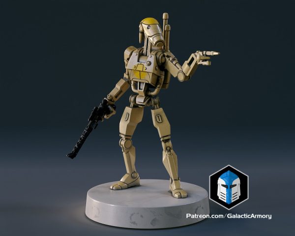 1:48 Scale Battle Droid Army - Officer Class - 3D Print Files on Sale - Image 4