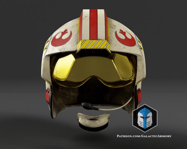 Rebel Pilot Helmet - 3D Print Files Online Sale - Image 3