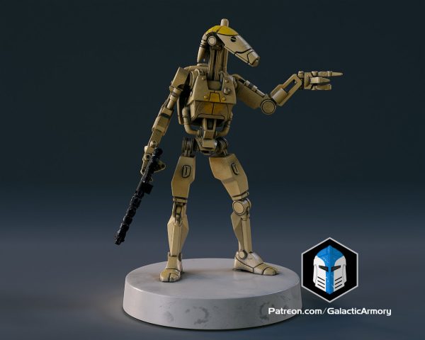 1:48 Scale Battle Droid Army - Officer Class - 3D Print Files on Sale - Image 5