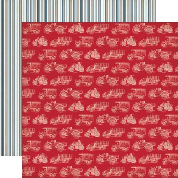 TRUCKS - 12x12 Double-Sided Patterned Paper - Echo Park Supply