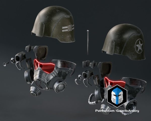 NCR Ranger Advanced and Elite Helmets - 3D Print Files For Discount - Image 4