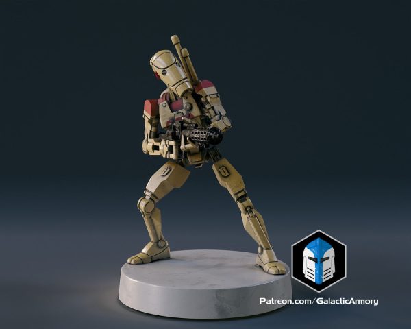 1:48 Scale Battle Droid Army - Heavy Class - 3D Print Files For Cheap - Image 5