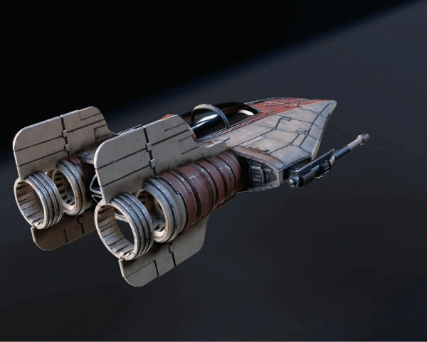 Tea Light A-Wing - 3D Print Files Supply
