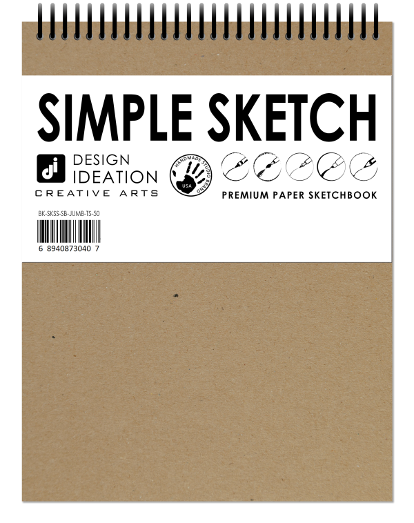 Design Ideation SKETCH. Spiral Bound Sketchbook. Top Spine. Multi-Media. (8.5  x 11 ) SB-2550-TS Sale - Image 2