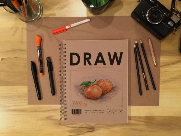 Design Ideation DRAW. Wire Bound Drawing Book. Journal Style. Multi-Media.  (8.5  x 11 ) WB-50100-LS Online Sale - Image 2