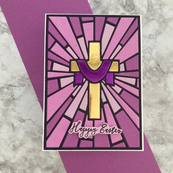 MARDI GRAS PURPLE - Textured 12x12 Cardstock - Encore Paper Online now - Image 2