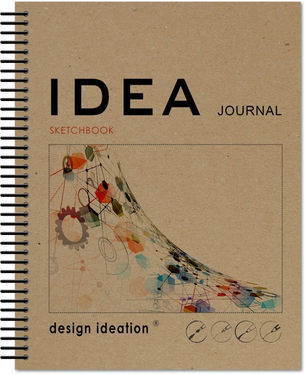 IDEA Journal Sketchbook. Spiral Bound. Journal Style. Multi-Media. (8.5  x 11 ) SB-50100-LS Online Hot Sale