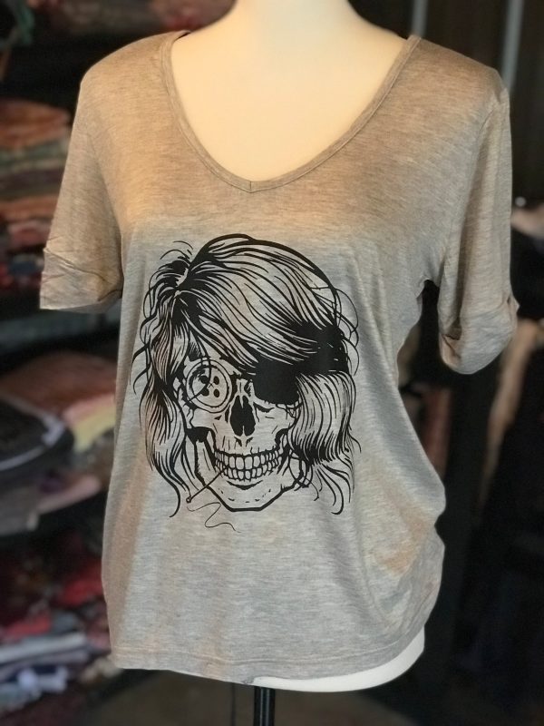 Sewing Skull (Hairstyle #11) Digital Cut File Discount - Image 5