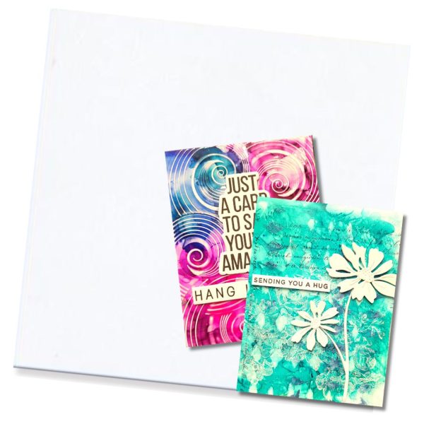 ALCOHOL INK CARDSTOCK - Smooth 12x12 Cardstock - Encore Cheap