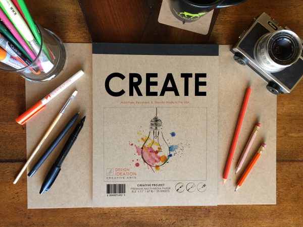 Design Ideation CREATE PAD : Removable Sheet. Multi-Media. (8.5  x 11 ) PAD-2550-TS Discount - Image 2