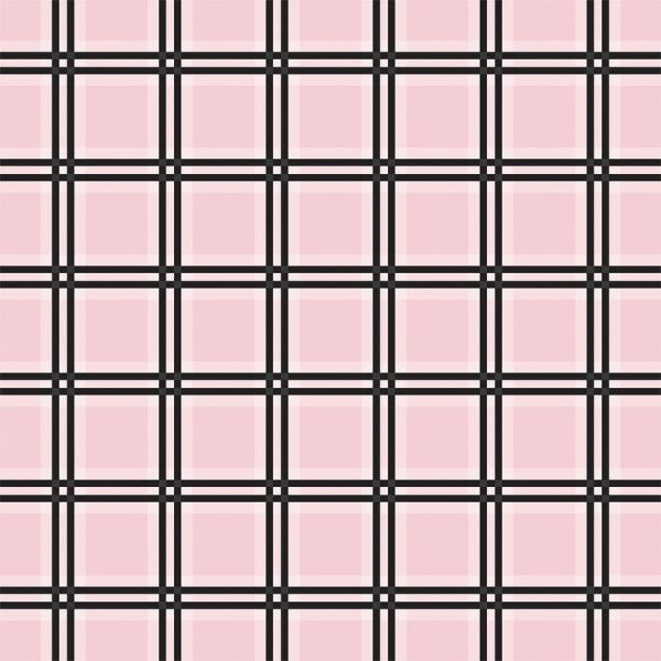 TARTAN NO. 1: PINK TATTERSALL - 12x12 Patterned Cardstock - Carta Bella For Sale - Image 3