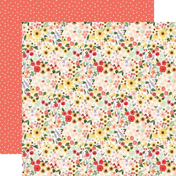 SWEET FLORAL - 12x12 Patterned Cardstock - Carta Bella For Cheap