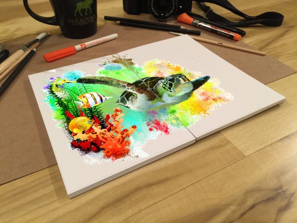 Design Ideation Lay Flat WATERCOLOR SKETCH sketchbook. Removable sheet. Multi-media. (5.5  x 8.5 ) LF-50100-LS Supply - Image 5