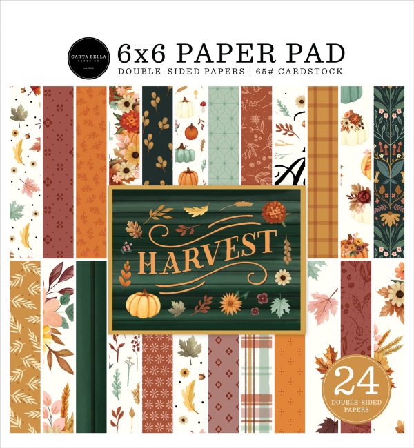 HARVEST 6x6 Paper Pad - Carta Bella Hot on Sale