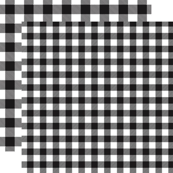 WHITE BUFFALO PLAID - 12x12 Patterned Cardstock - Carta Bella Online