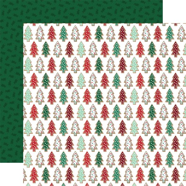 CHRISTMAS TREE COOKIES - 12x12 Double-Sided Patterned Paper - Echo Park Online Sale