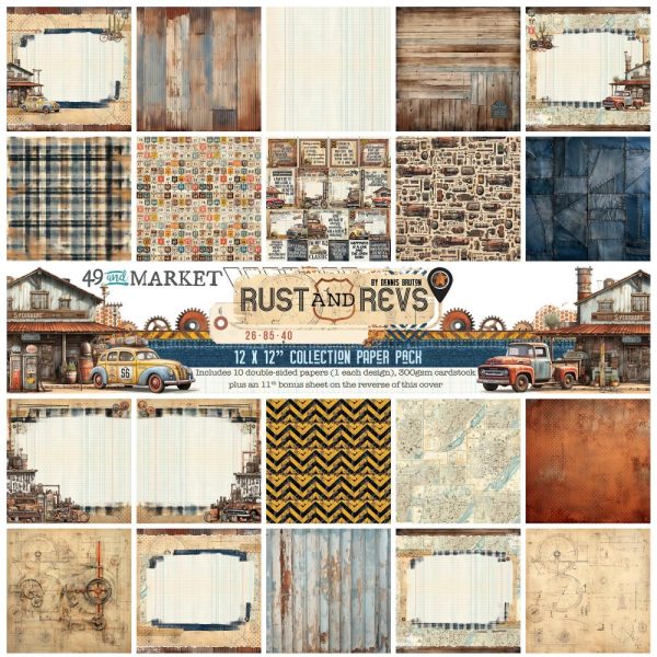 RUST & REVS 12X12 Collection Kit - 49 AND MARKET Online Hot Sale