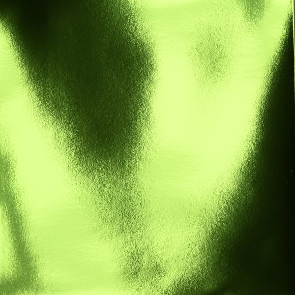PERIDOT GREEN Mirror Foil Cardstock - 12x12 Foil Cardstock - Encore Discount